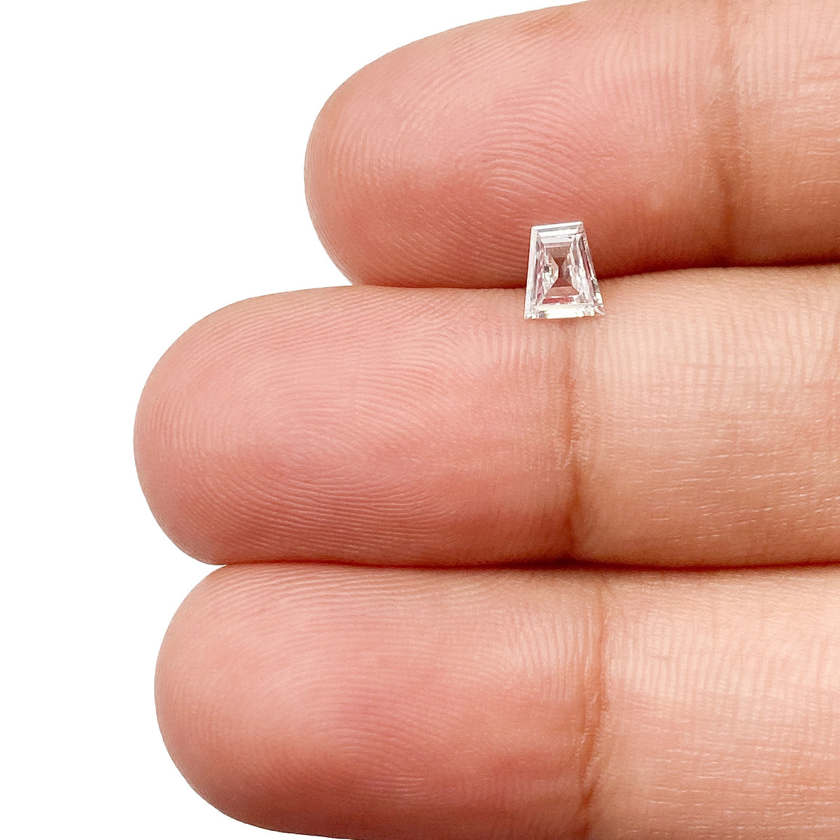 0.22ct | E/VS1 Baguette Shape Step Cut Diamond - Modern Rustic Diamond