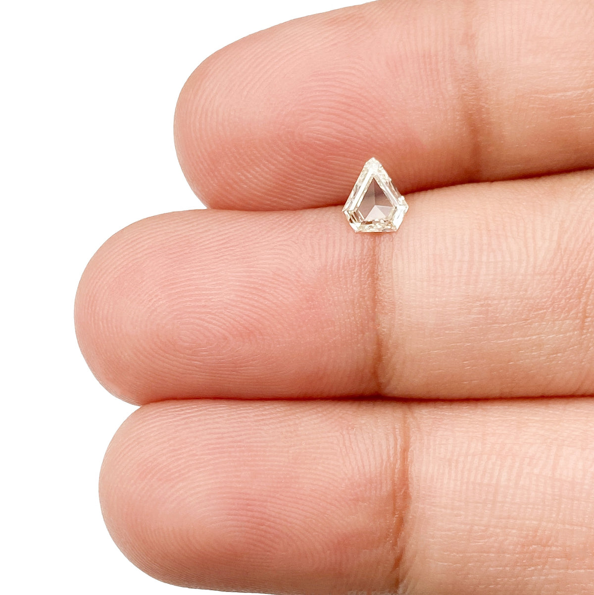 0.22ct | K/VS1 Cushion Shape Rose Cut Diamond - Modern Rustic Diamond