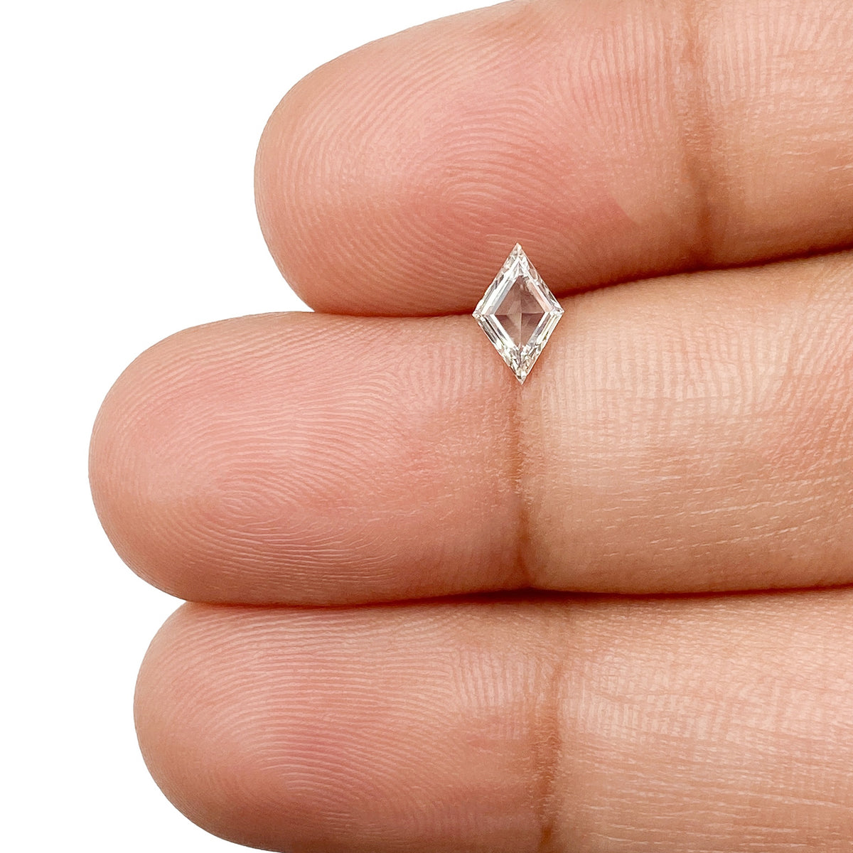 0.23ct | I/VS1 Lozenge Shape Step Cut Diamond - Modern Rustic Diamond