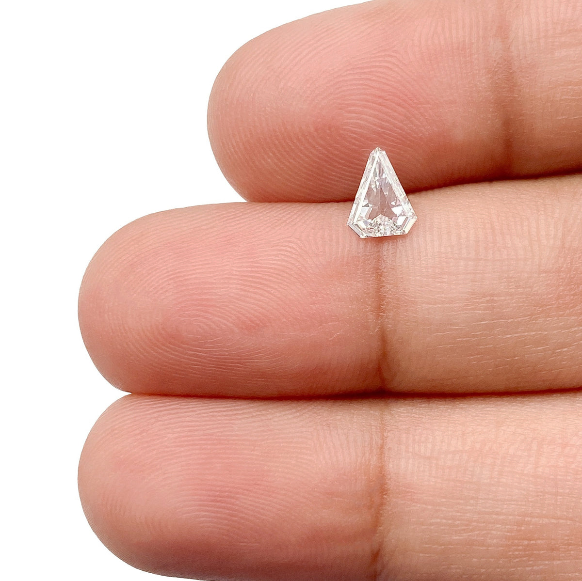0.25ct | F/SI1 Shield Shape Rose Cut Diamond - Modern Rustic Diamond