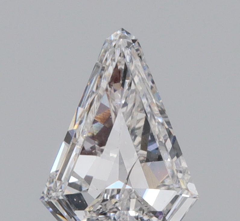 0.25ct | F/SI1 Shield Shape Rose Cut Diamond - Modern Rustic Diamond
