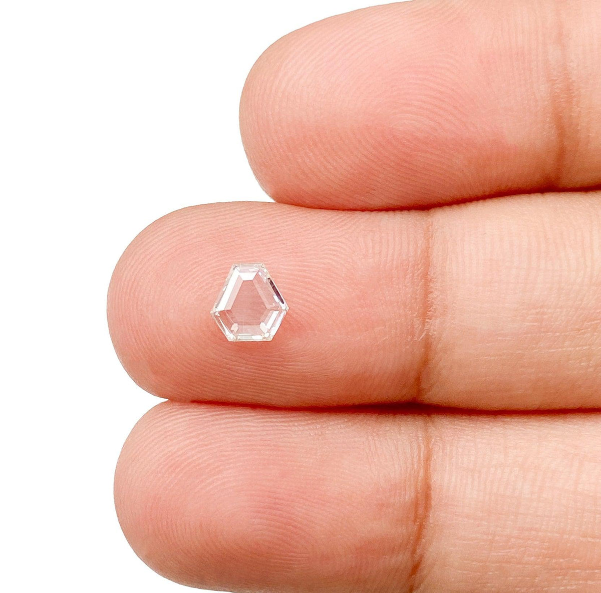 0.26ct | G/SI1 Shield Shape Step Cut Diamond - Modern Rustic Diamond