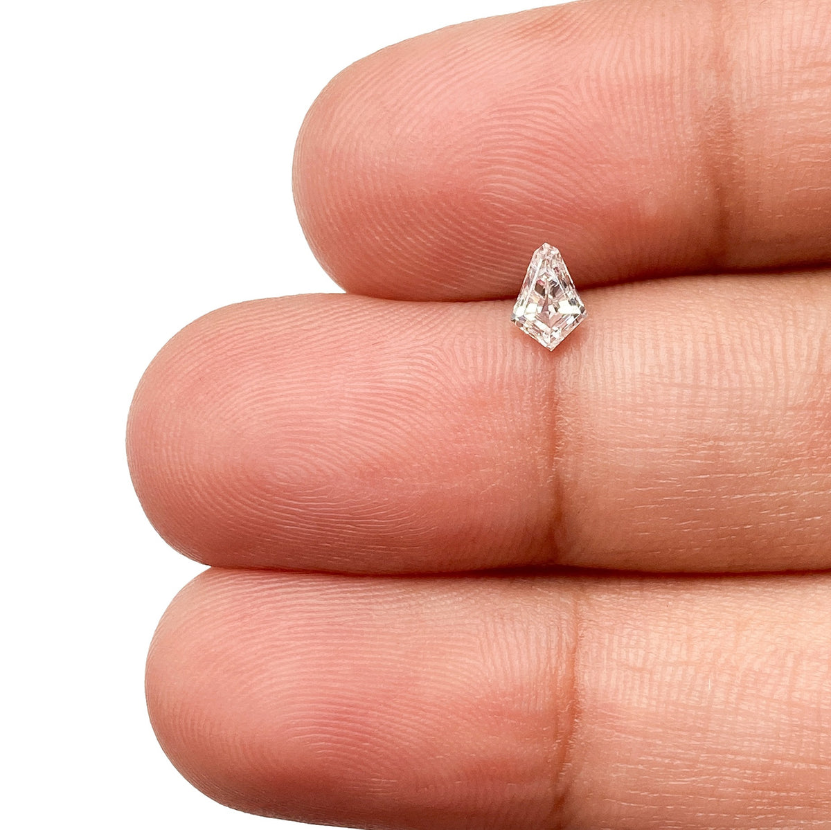 0.27ct | E/SI1 Kite Shape Step Cut Diamond - Modern Rustic Diamond