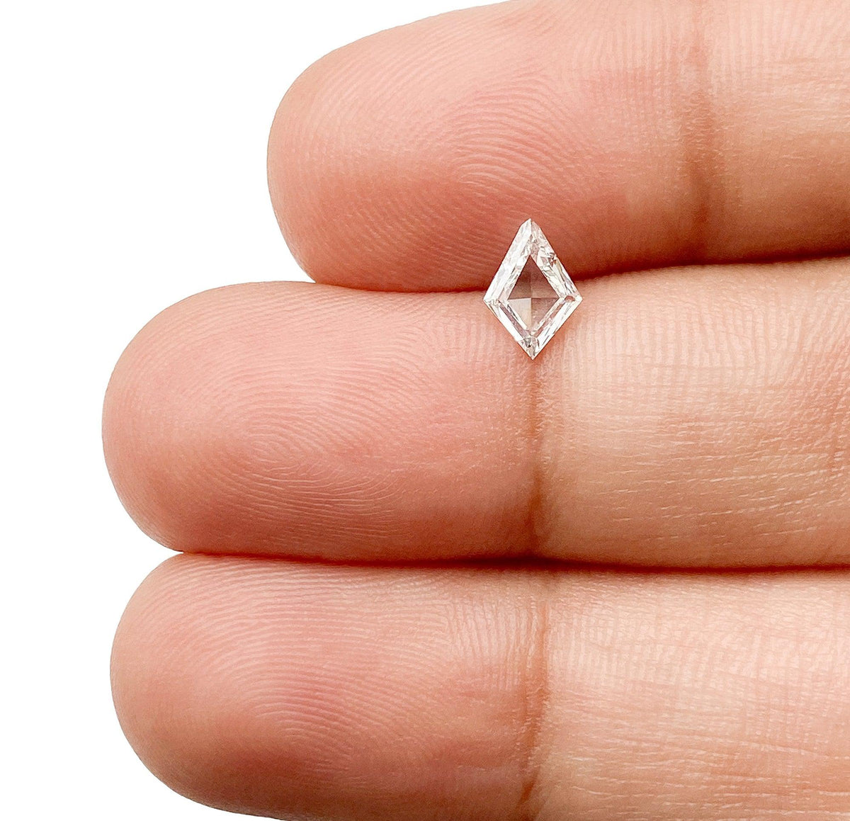 0.28ct | F/SI1 Kite Shape Step Cut Diamond - Modern Rustic Diamond