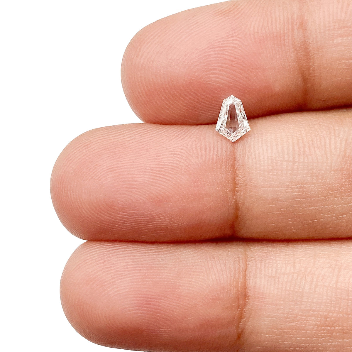 0.29ct | F/VS1 Kite Shape Step Cut Diamond - Modern Rustic Diamond