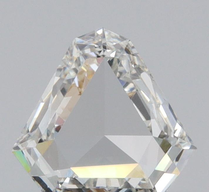 0.29ct | F/VVS2 Shield Shape Step Cut Diamond - Modern Rustic Diamond