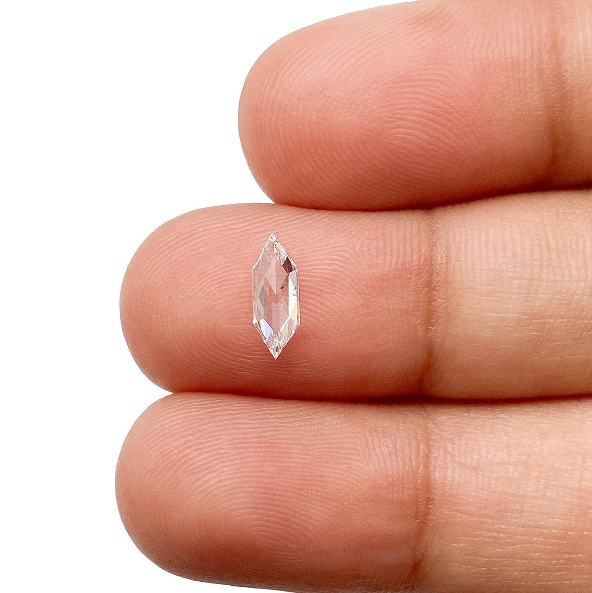 0.33ct | D/SI2 Hexagon Shape Step Cut Diamond - Modern Rustic Diamond
