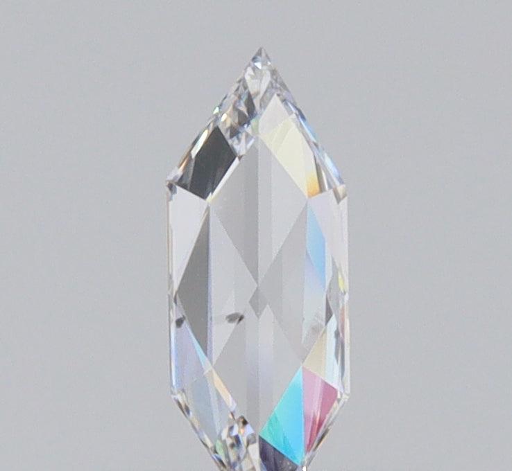0.33ct | D/SI2 Hexagon Shape Step Cut Diamond - Modern Rustic Diamond