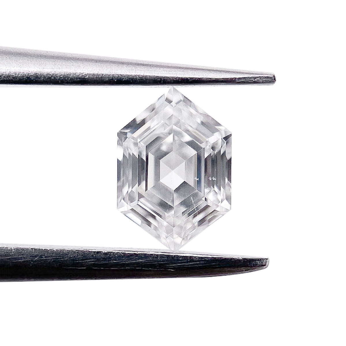 0.35ct | D/VS2 Hexagon Shape Step Cut Diamond - Modern Rustic Diamond