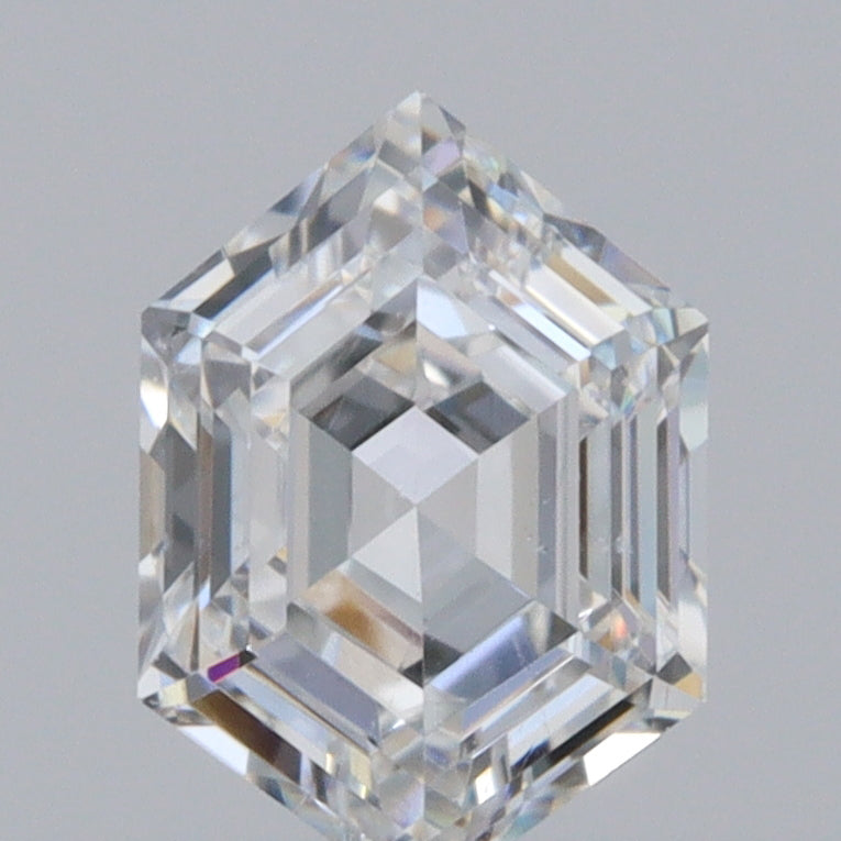 0.35ct | D/VS2 Hexagon Shape Step Cut Diamond - Modern Rustic Diamond