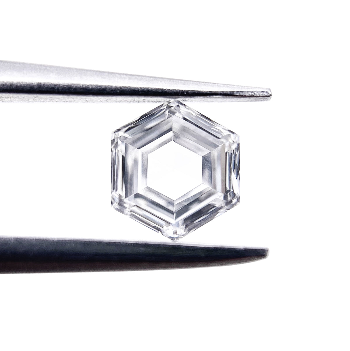0.36ct | E/VS1 Hexagon Shape Step Cut Diamond - Modern Rustic Diamond