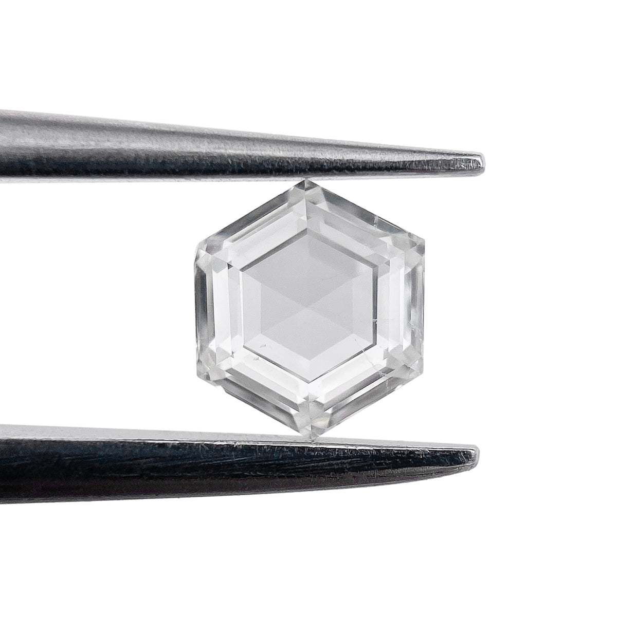 0.36ct | H/SI1 Hexagon Shape Step Cut Diamond - Modern Rustic Diamond