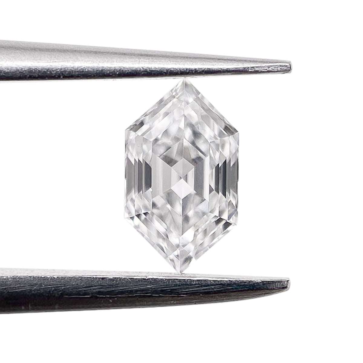 0.37ct | E/VVS1 Hexagon Shape Step Cut Diamond - Modern Rustic Diamond