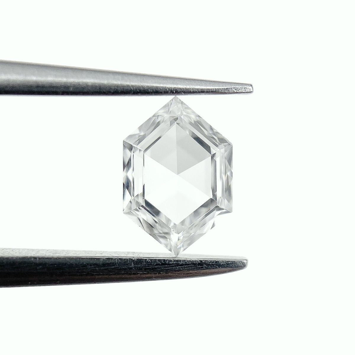 0.38ct | D/VS2 Hexagon Shape Step Cut Diamond - Modern Rustic Diamond