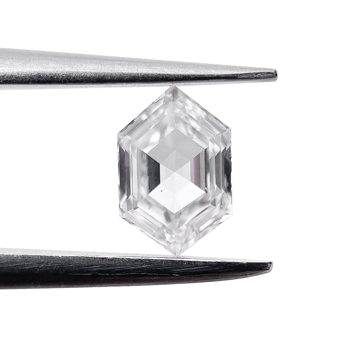 0.38ct | E/VS2 Hexagon Shape Step Cut Diamond - Modern Rustic Diamond