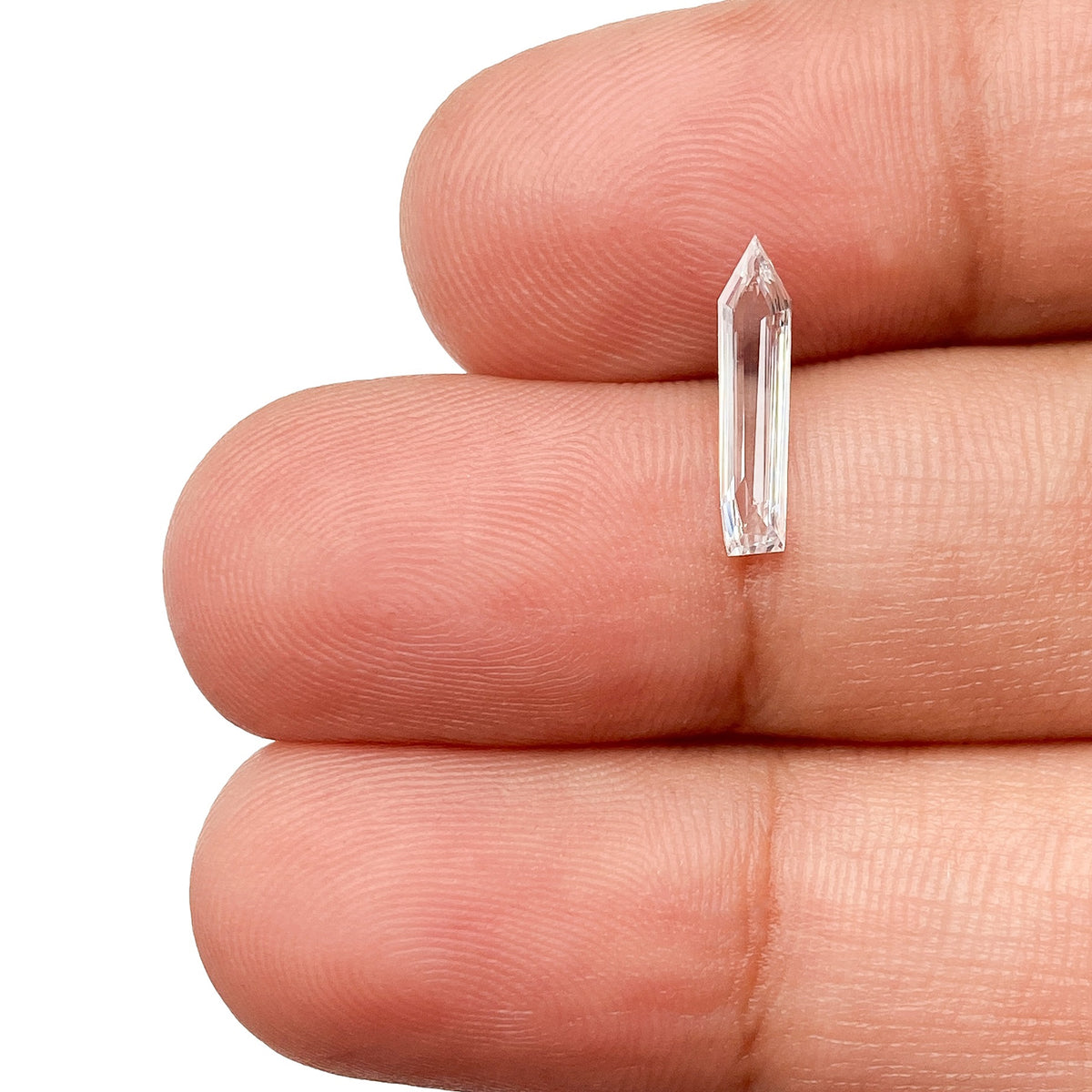 0.39ct | D/VS1 Bullet Shape Step Cut Diamond - Modern Rustic Diamond
