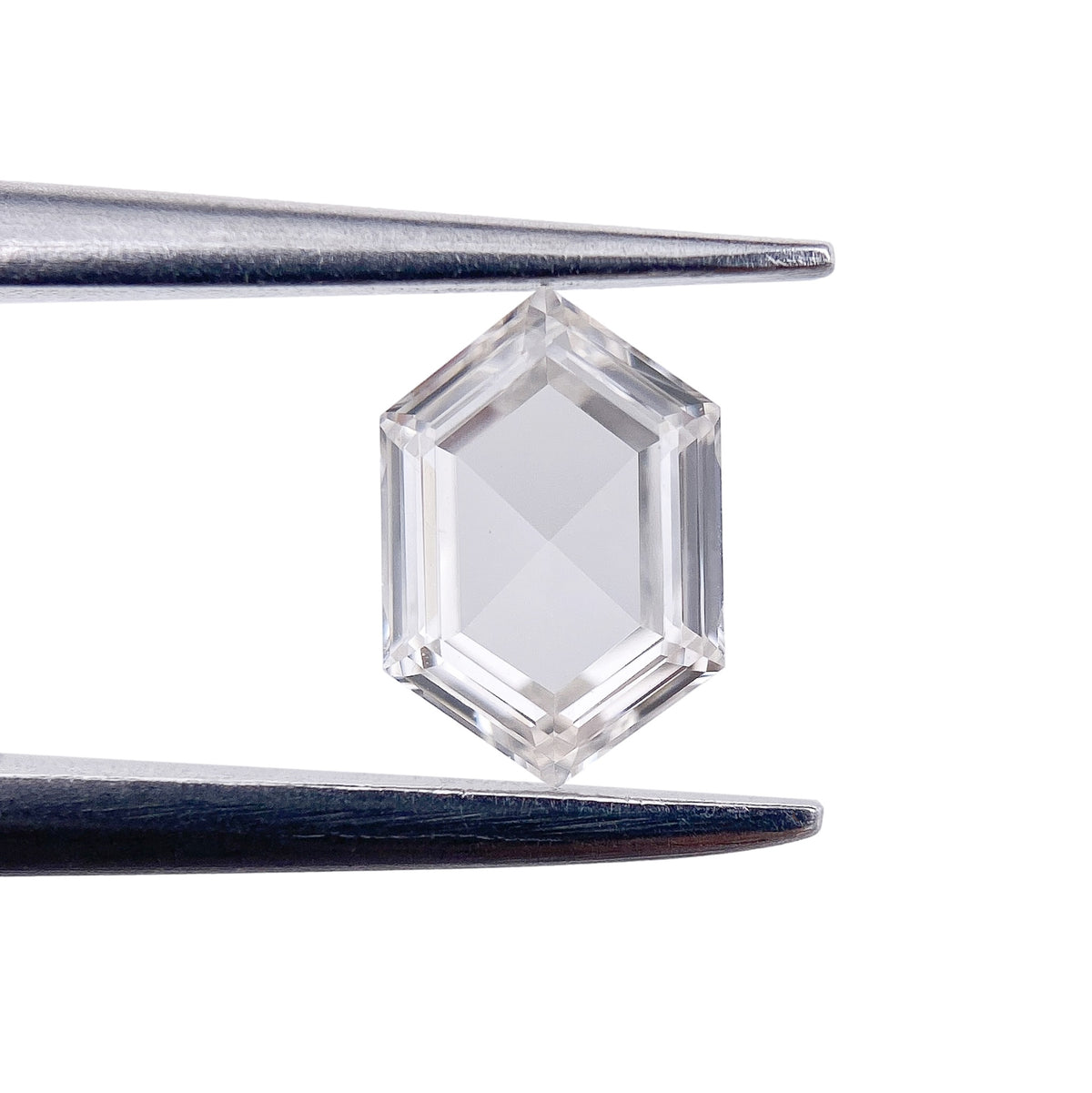 0.40ct | F/VS1 Hexagon Shape Step Cut Diamond - Modern Rustic Diamond