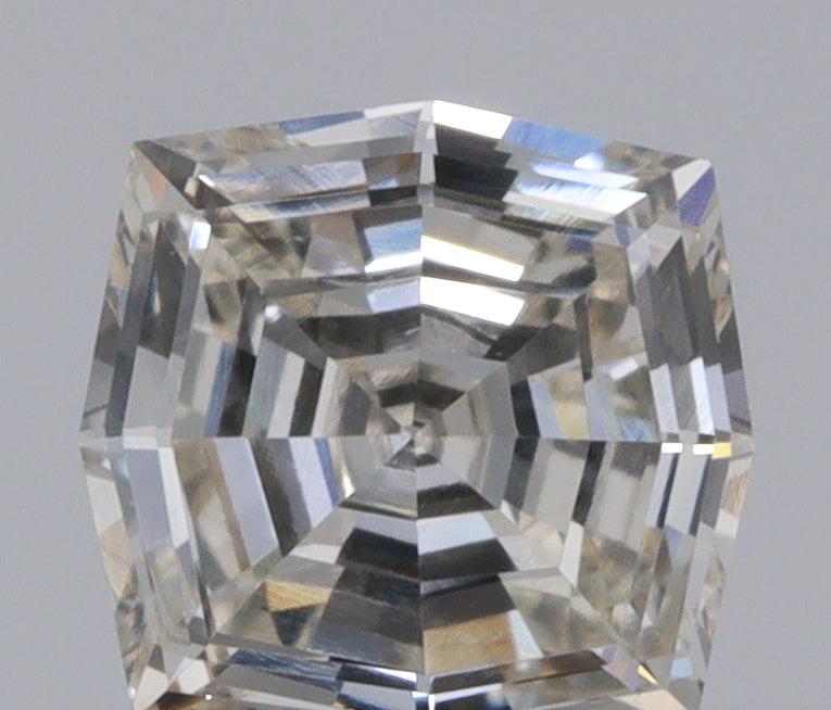 0.41ct | J/VVS2 Cushion Shape Step Cut Diamond - Modern Rustic Diamond