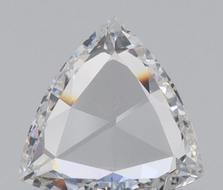 0.42ct | E/VS2 Trilliant Shape Rose Cut Diamond - Modern Rustic Diamond