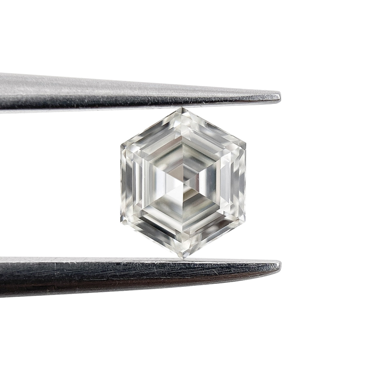 0.42ct | K/VS1 Hexagon Shape Step Cut Diamond - Modern Rustic Diamond