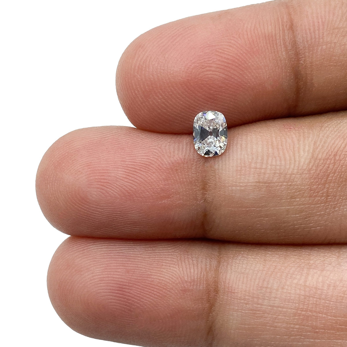 0.43ct | D-E/VVS Cushion Shape Old Mine Cut Diamond - Modern Rustic Diamond