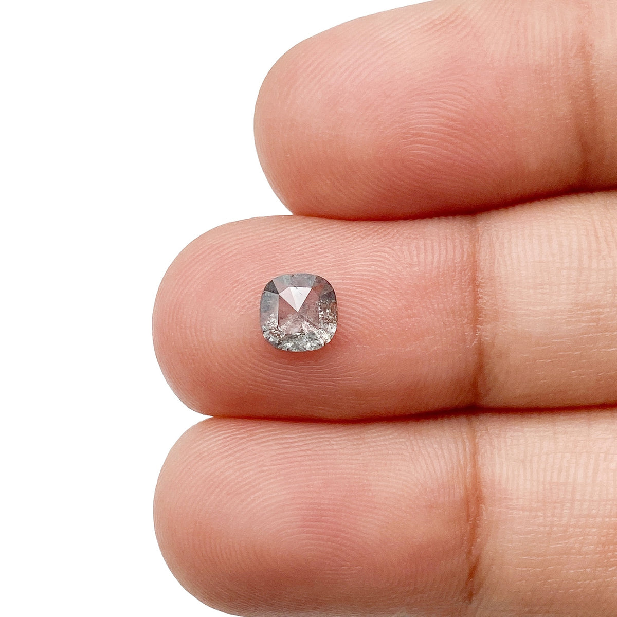0.44ct | Rustic  Cushion Shape Rose Cut Diamond - Modern Rustic Diamond