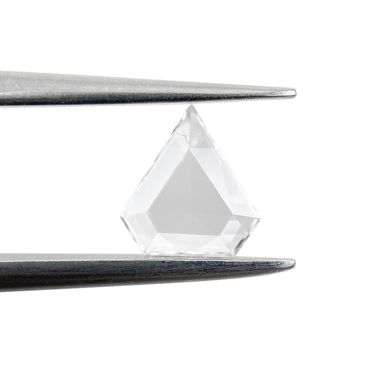 0.48ct | F/VS1 Shield Shape Step Cut Diamond - Modern Rustic Diamond