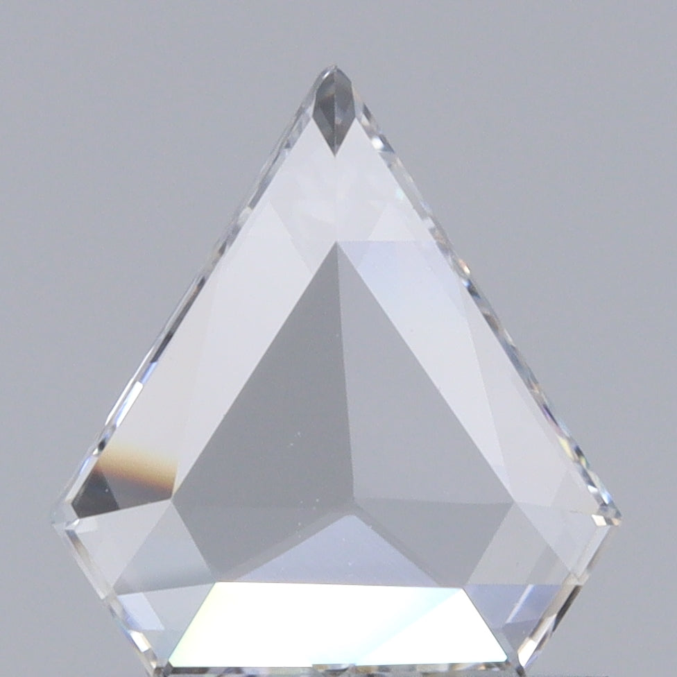 0.48ct | F/VS1 Shield Shape Step Cut Diamond - Modern Rustic Diamond