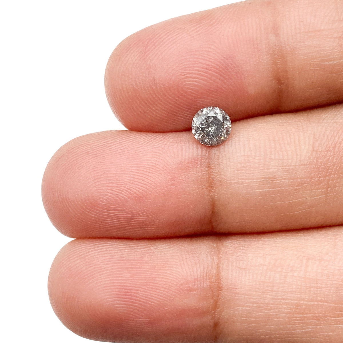 0.48ct | Rustic Round Shape Brilliant Cut Diamond - Modern Rustic Diamond
