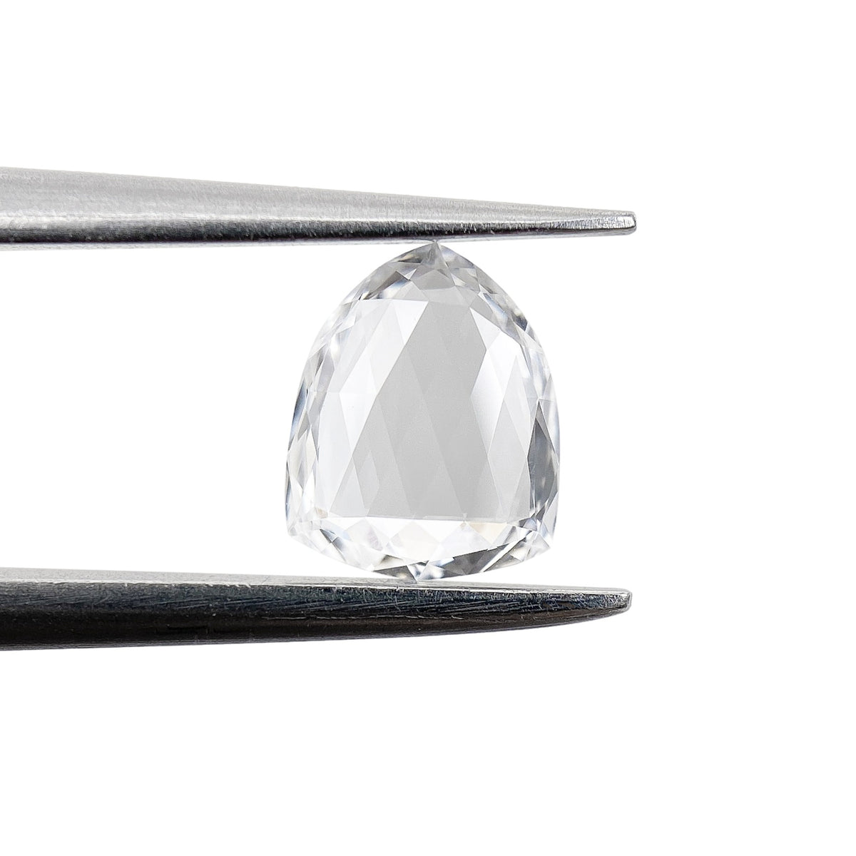 0.49ct | D/VVS2 Pear Shape Rose Cut Diamond - Modern Rustic Diamond