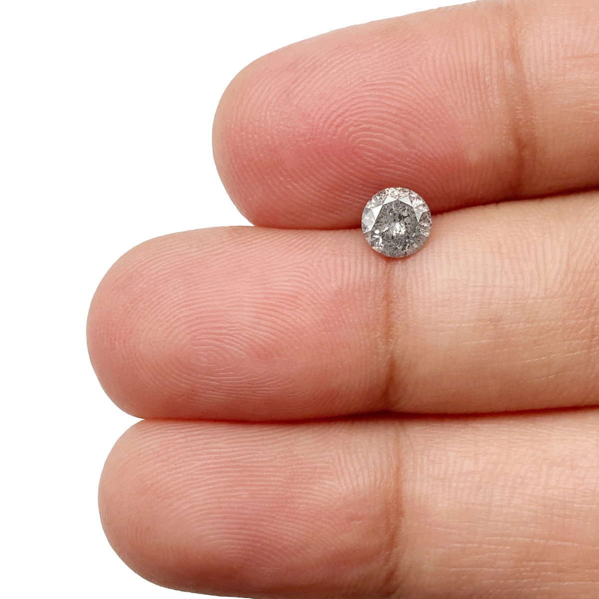 0.49ct | Rustic Round Shape Brilliant Cut Diamond - Modern Rustic Diamond