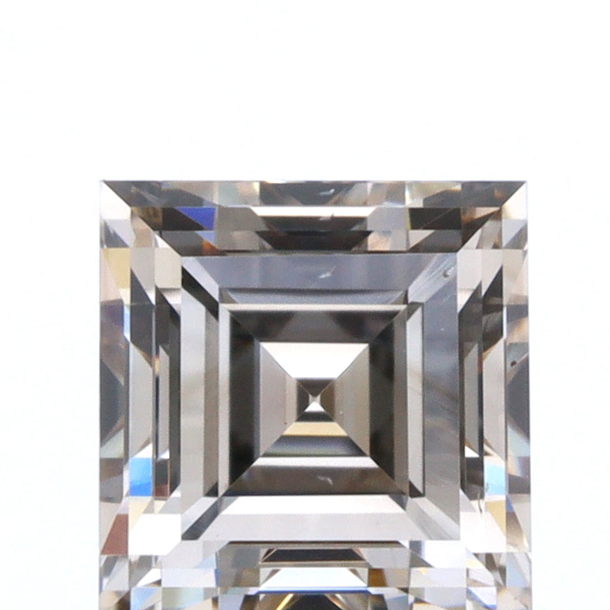 0.51ct | Light Brown VVS Carre Shape Step Cut Diamond - Modern Rustic Diamond