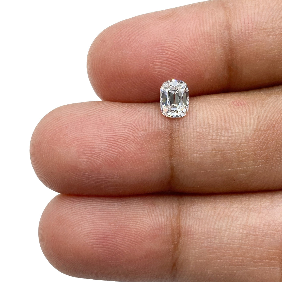 0.52ct | D/VVS Cushion Shape Old Mine Cut Diamond - Modern Rustic Diamond