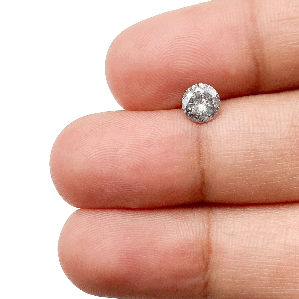 0.54ct | Rustic Round Shape Brilliant Cut Diamond - Modern Rustic Diamond
