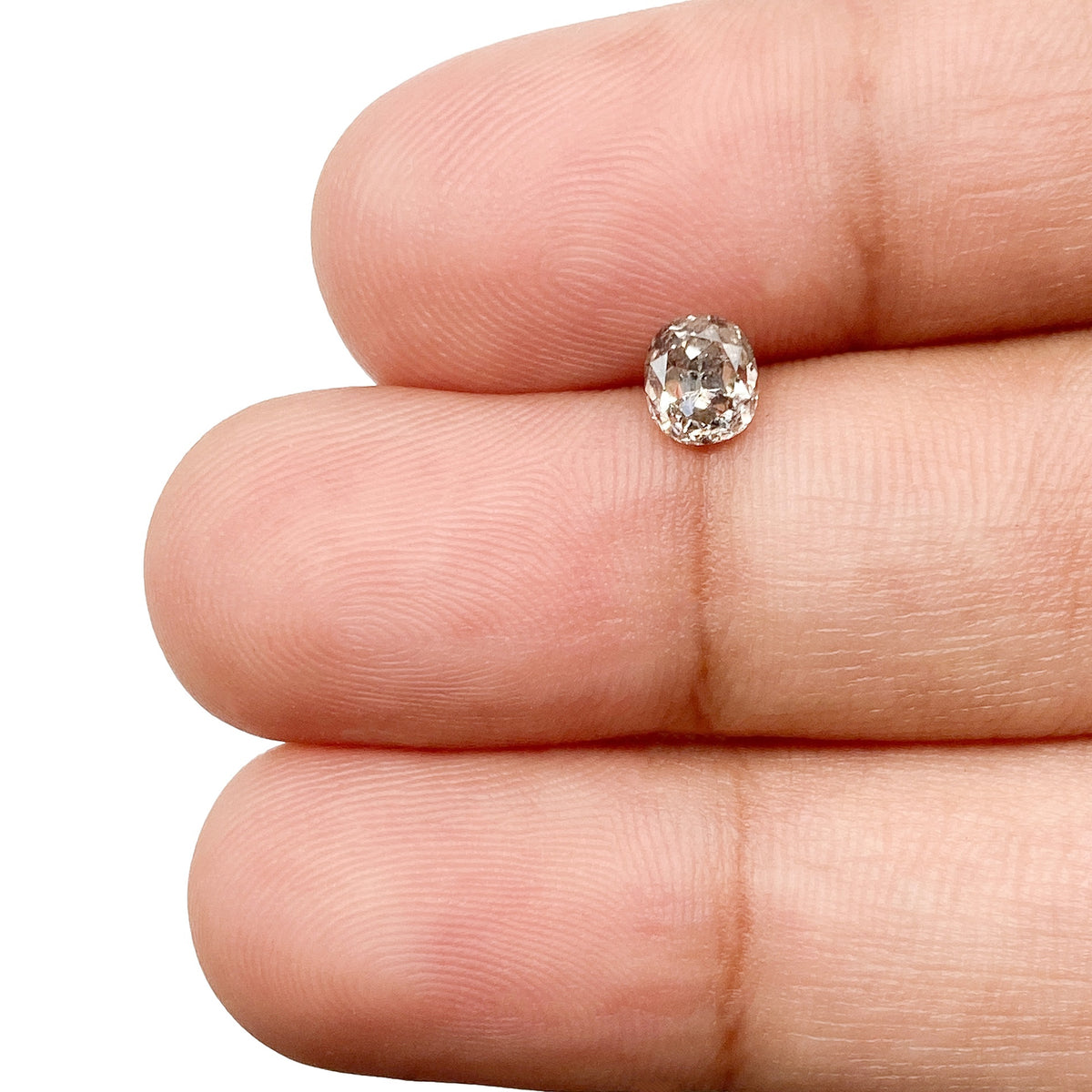 0.55ct | Rustic Cushion Shape Brilliant Cut Diamond - Modern Rustic Diamond