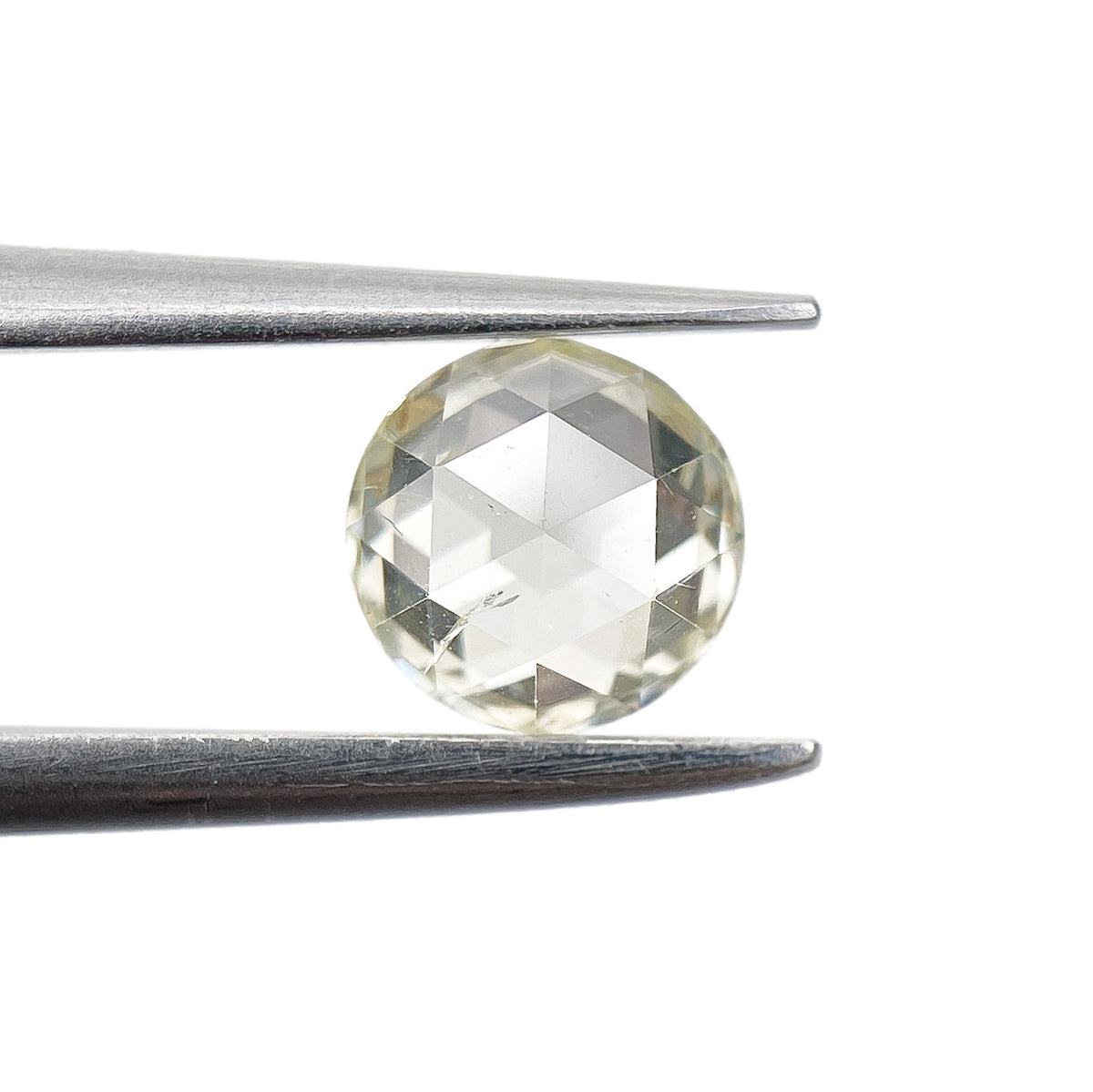 0.56ct | Light Color SI2 Round Shape Rose Cut Diamond - Modern Rustic Diamond