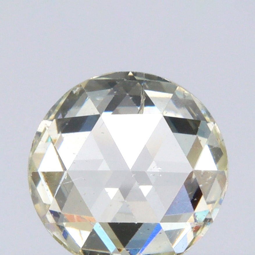 0.56ct | Light Color SI2 Round Shape Rose Cut Diamond - Modern Rustic Diamond
