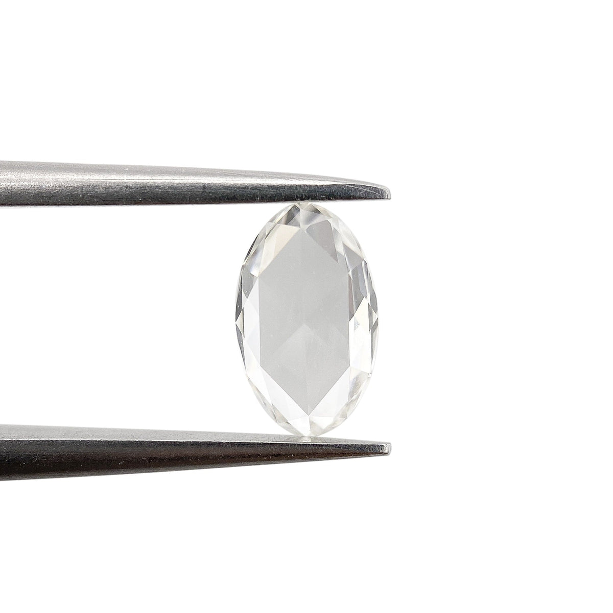0.57ct | E/VVS2 Oval Shape Rose Cut Diamond-Modern Rustic Diamond