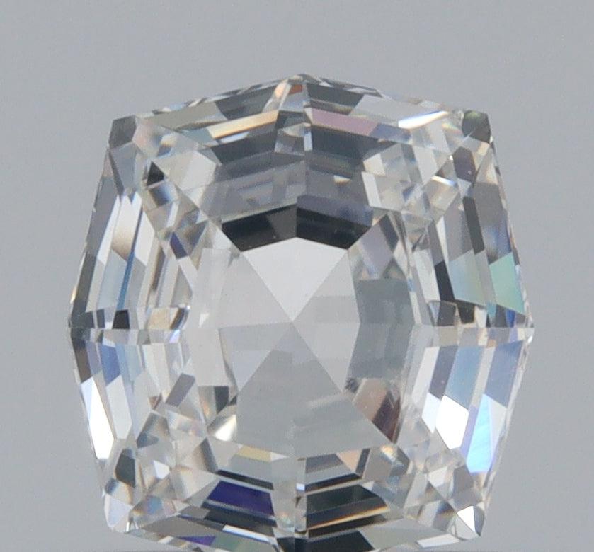 0.58ct | G/VS1 Octagonal Shape Step Cut Diamond (GIA) - Modern Rustic Diamond
