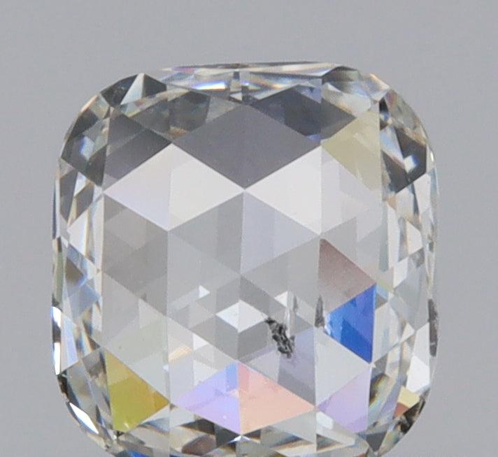 0.59ct | H/I1 Cushion Shape Rose Cut Diamond - Modern Rustic Diamond