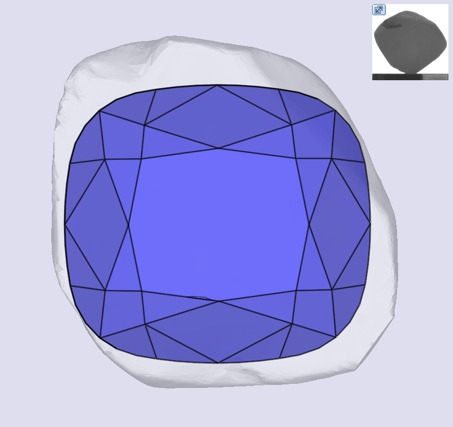 0.60ct | G/VS1 Cushion Shape Old Mine Cut Diamond (GIA) - Modern Rustic Diamond