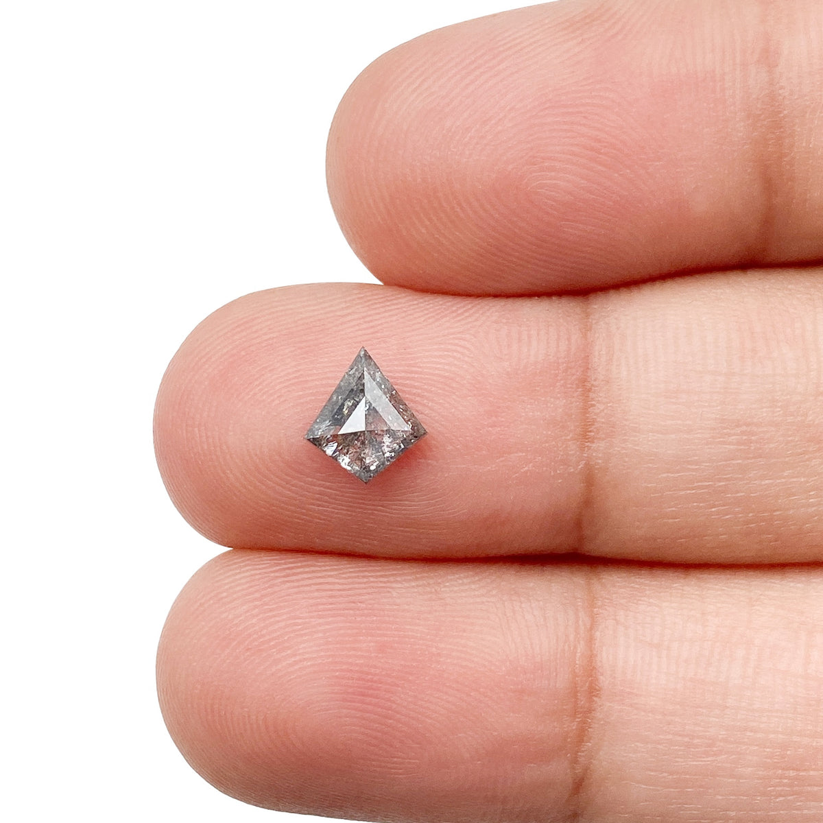 0.61ct | Rustic  Kite Shape Step Cut Diamond - Modern Rustic Diamond