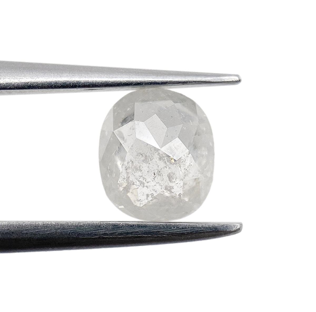 0.62ct | Rustic  Oval Shape Rose Cut Diamond - Modern Rustic Diamond