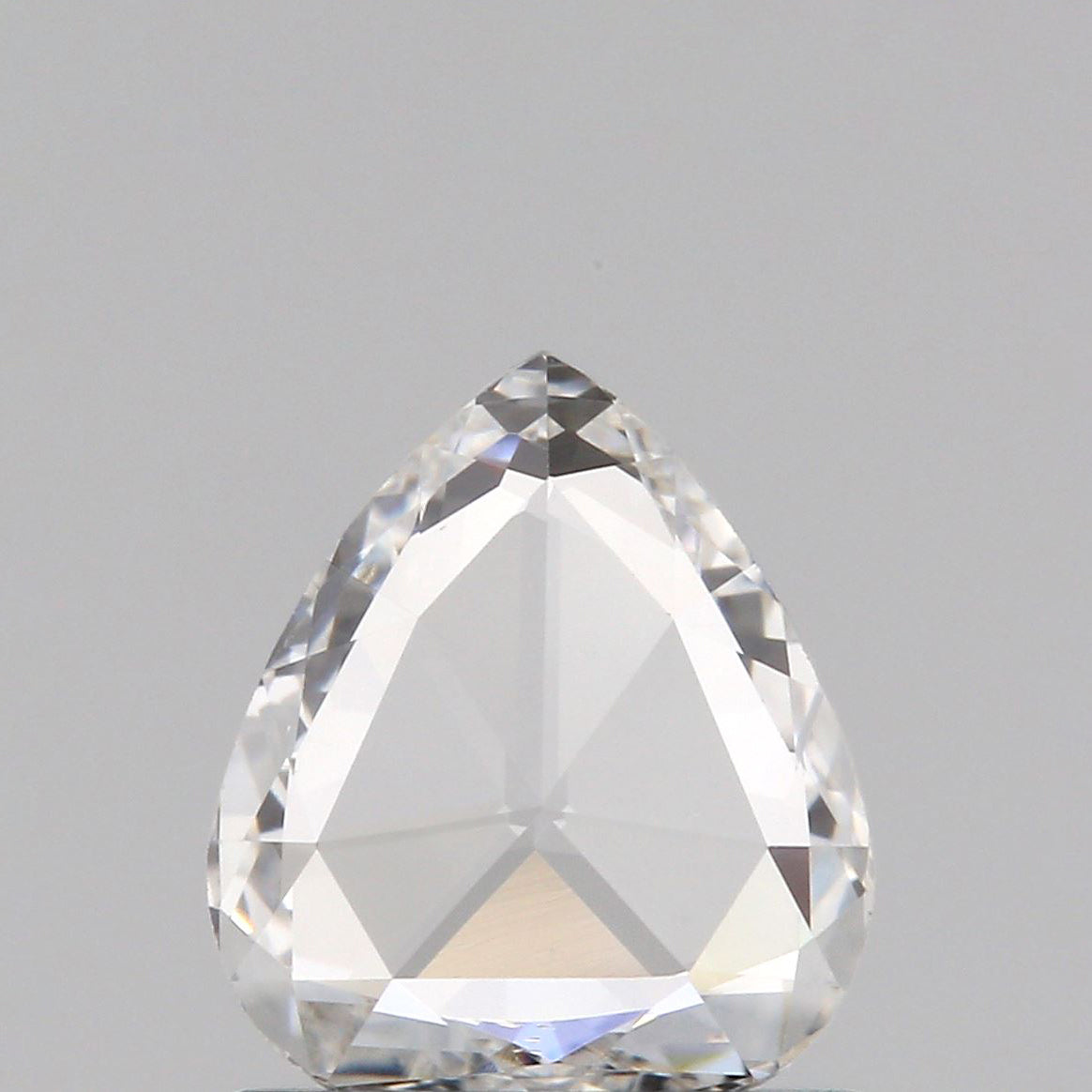 0.63ct | E/VVS2 Pear Shape Rose Cut Diamond (GIA) - Modern Rustic Diamond