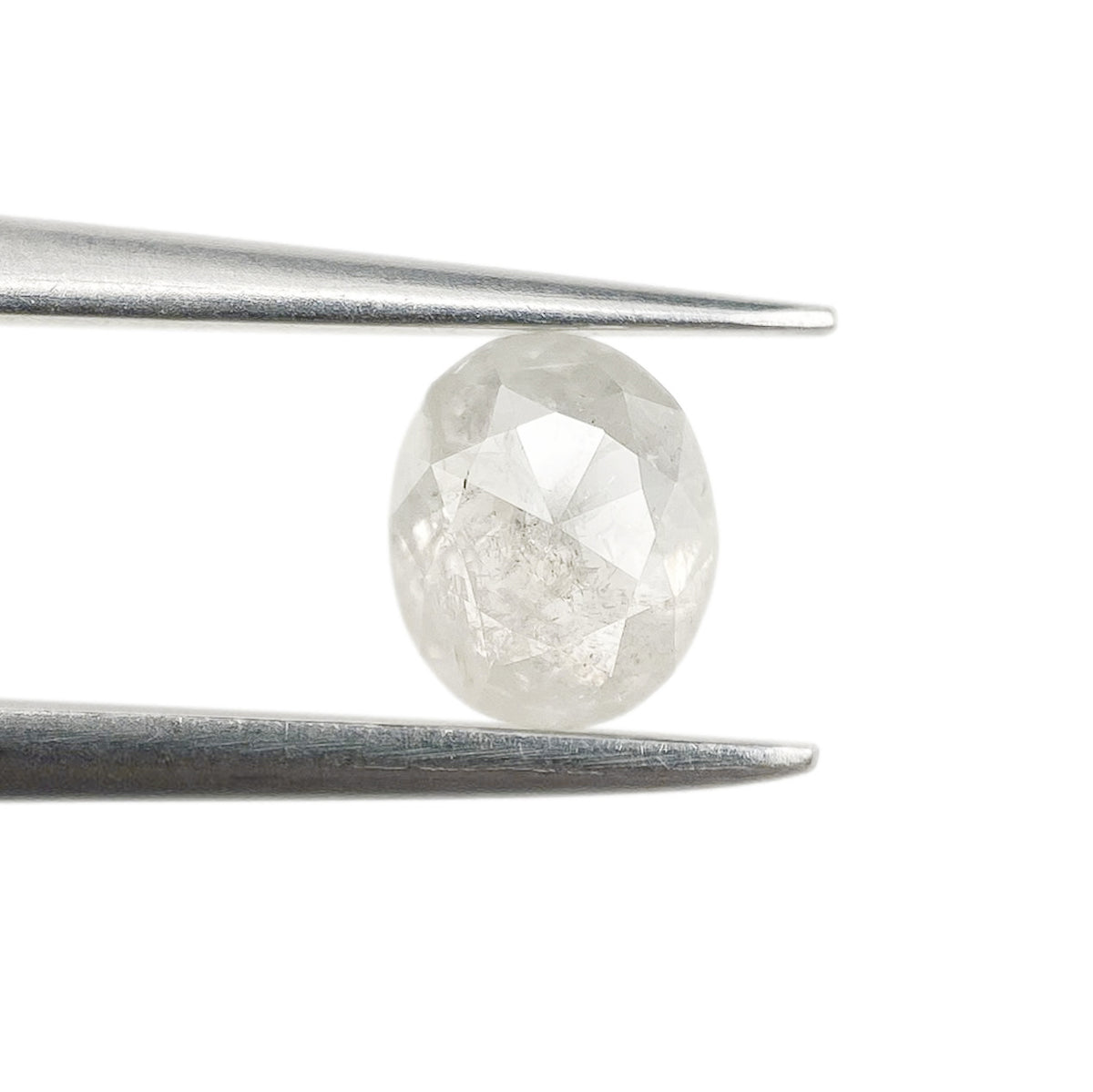 0.66ct | Rustic  Oval Shape Rose Cut Diamond - Modern Rustic Diamond
