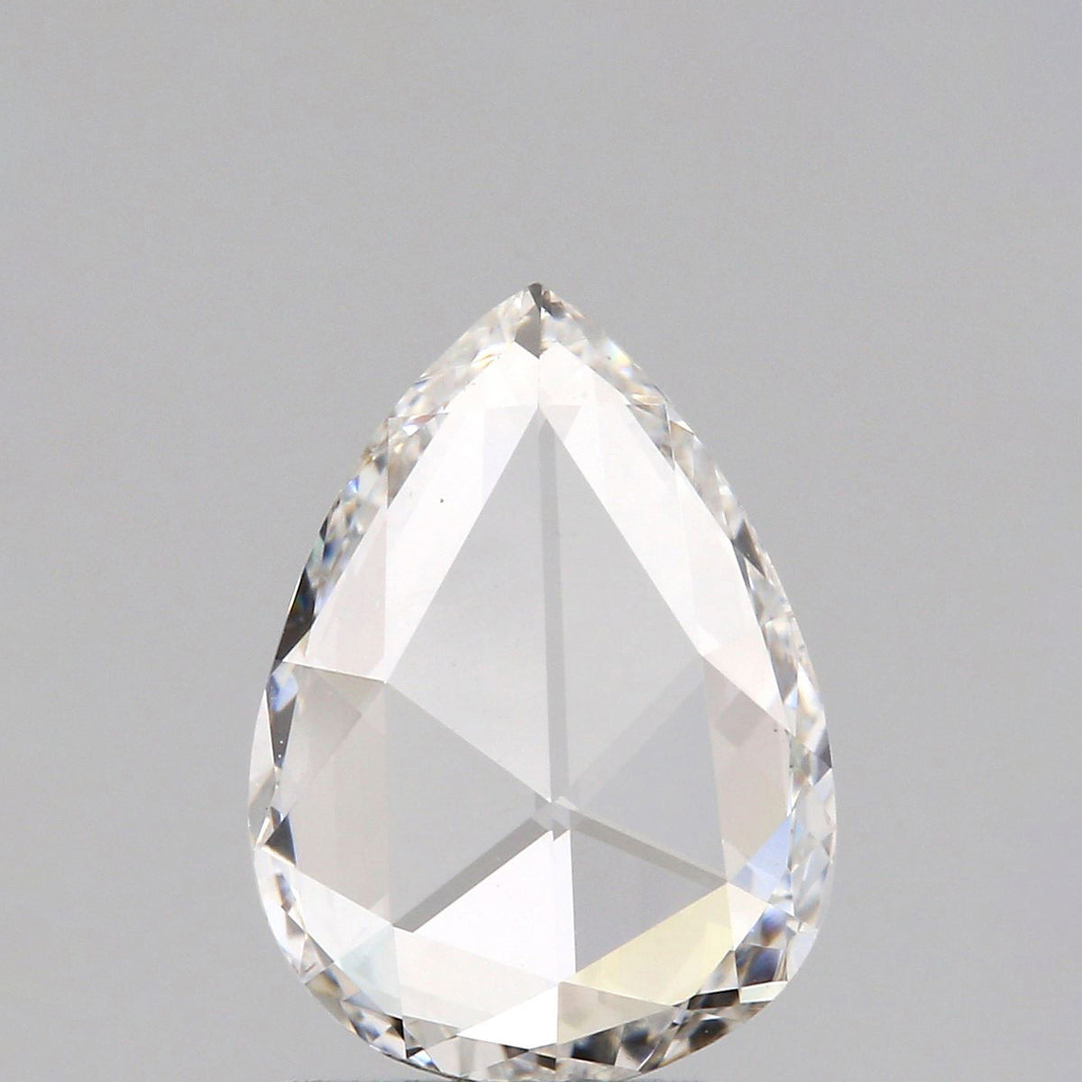0.67ct | E/VS1 Pear Shape Rose Cut Diamond (GIA) - Modern Rustic Diamond