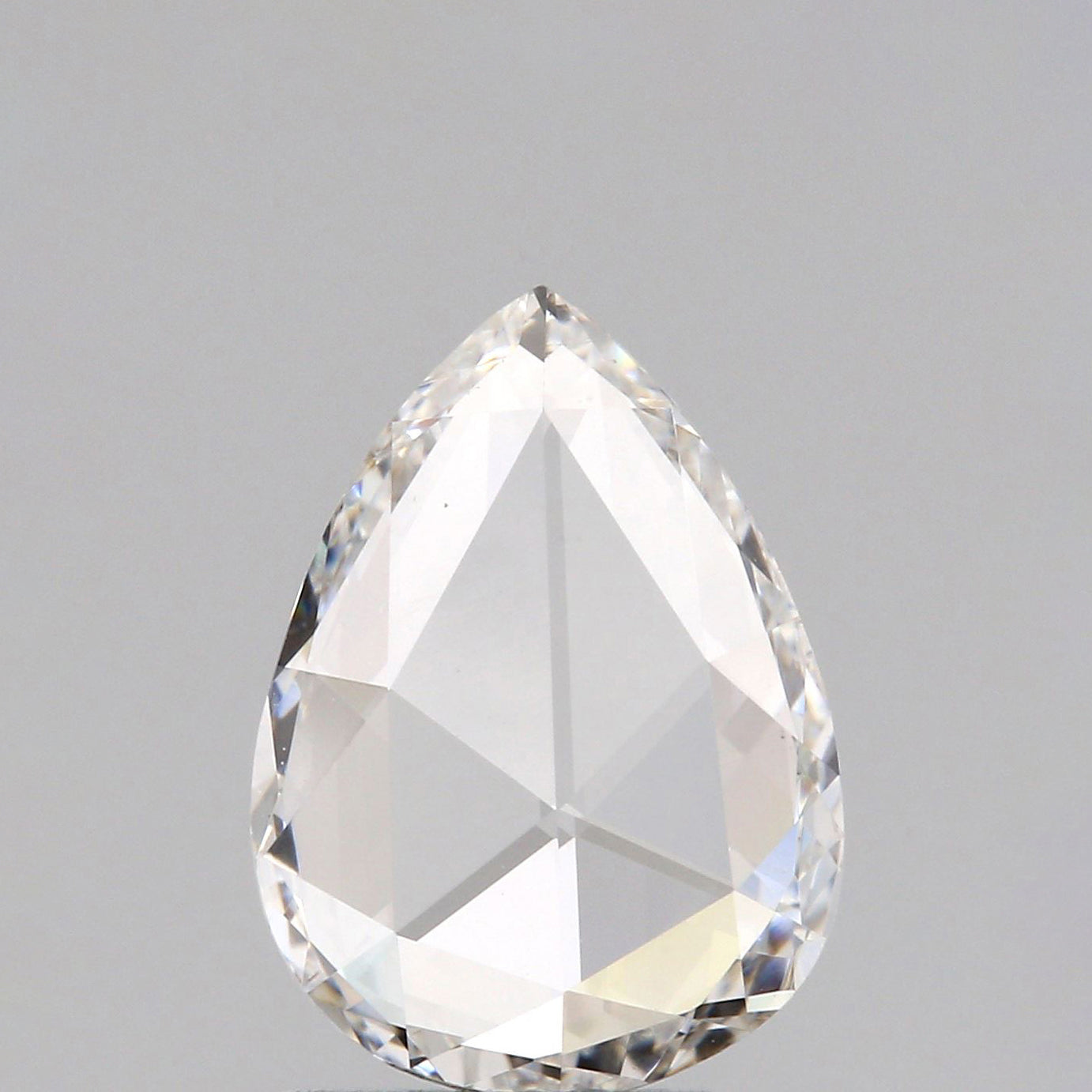 0.67ct | E/VS1 Pear Shape Rose Cut Diamond (GIA) - Modern Rustic Diamond