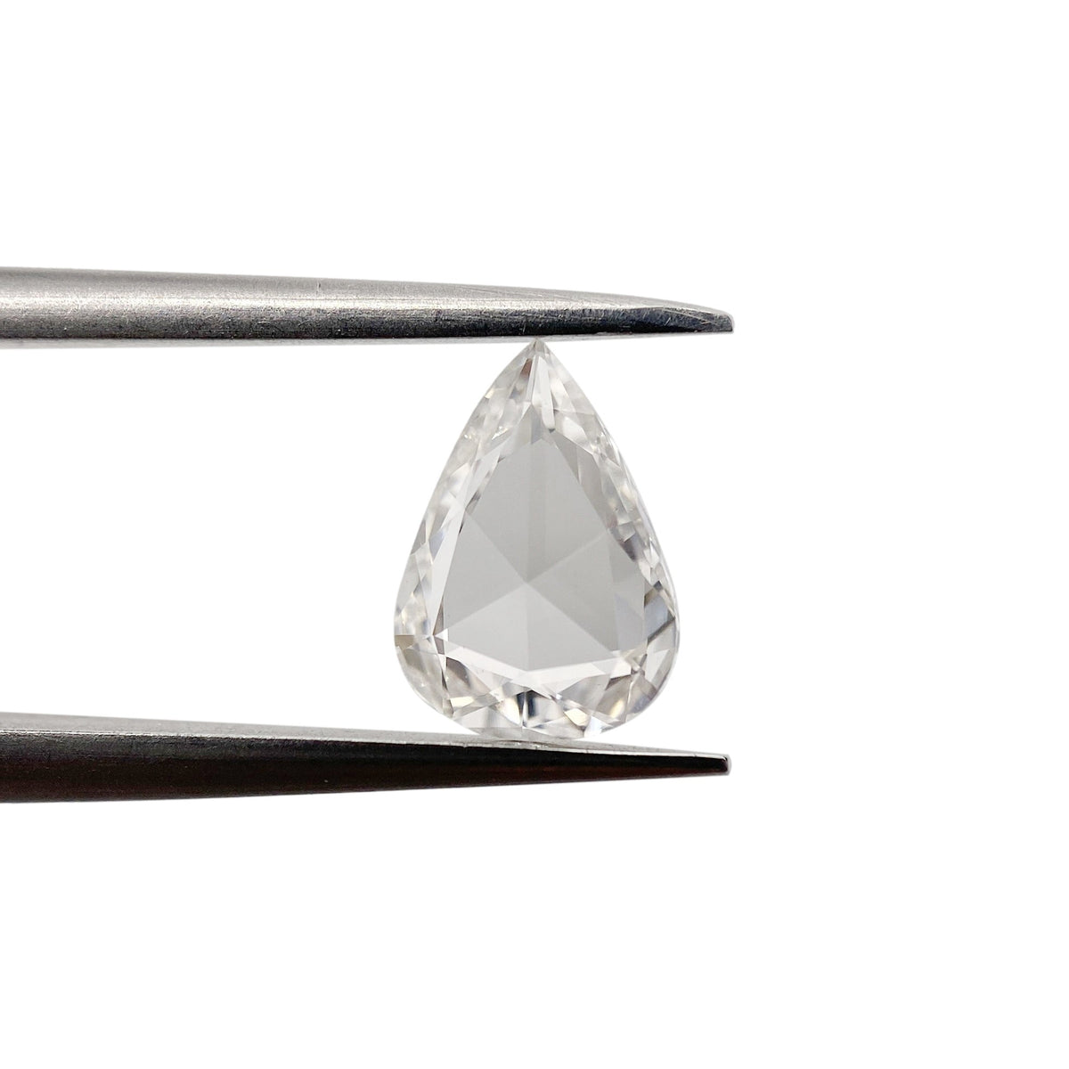 0.67ct | E/VS2 Pear Shape Rose Cut Diamond (GIA)-Modern Rustic Diamond