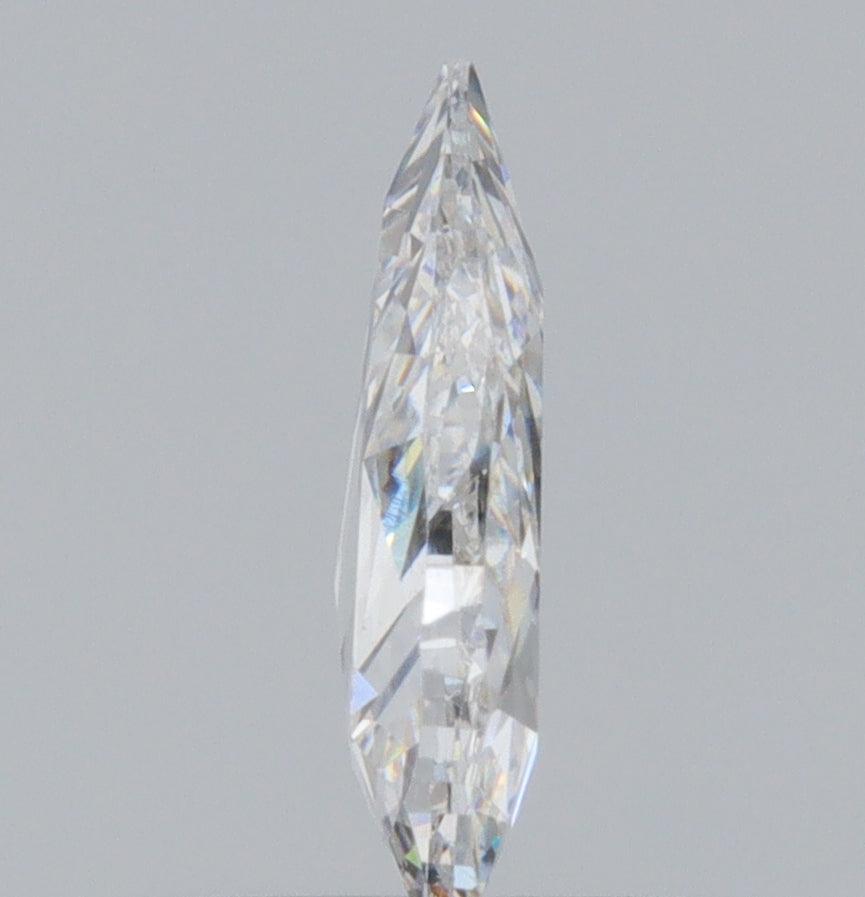 0.67ct | E/VS2 Pear Shape Rose Cut Diamond (GIA)-Modern Rustic Diamond