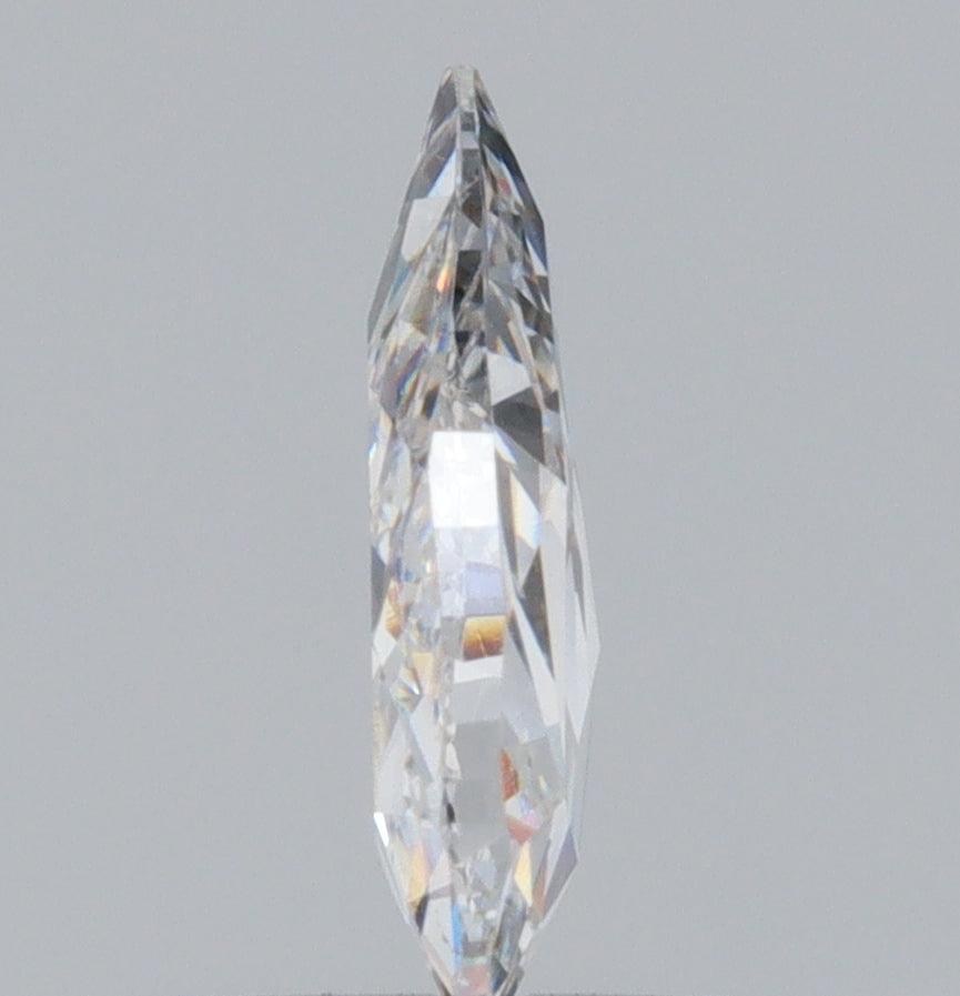 0.67ct | E/VS2 Pear Shape Rose Cut Diamond (GIA)-Modern Rustic Diamond